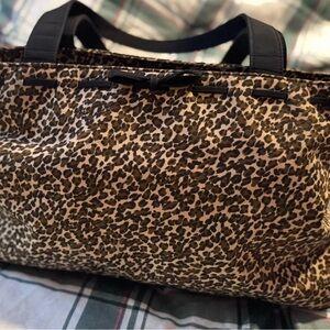 Liz Claiborne Leopard Print Tote Bag